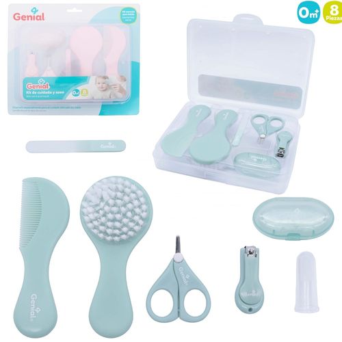 Kit de cuidado y aseo de 8 piezas para bebé