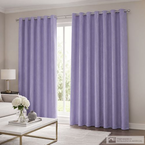 Cortina para ventana tipo jacquard de uso versátil color zamba gris