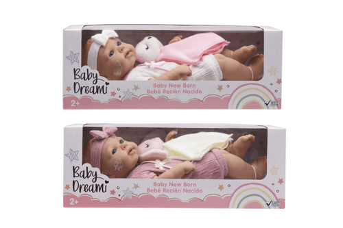 Muñeca Bebé Recién Nacida Baby Dream con Edredón Surtida