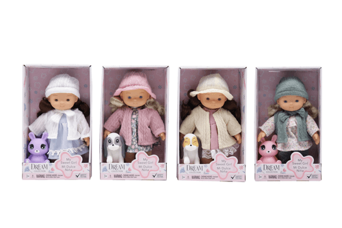 Muñeca Dream Collection 22 cm con Figura de Animal Surtida