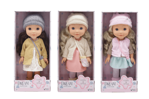 Muñeca Dream Collection Cool & Style con Accesorios de Moda Surtida