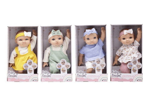 Muñeca Bebé Baby Dream con Expresiones Divertidas Surtida