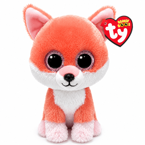 Ty Beanie Boos Vixen Zorro Durazno 6 Pulgadas