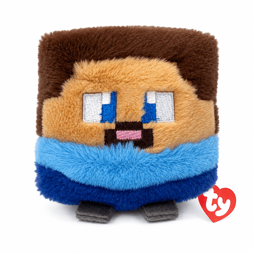 Ty Beanie Bouncers Peluche Steve Minecraft 4 Pulgadas