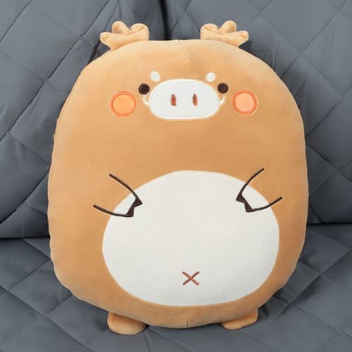 Cojín infantil diseño de cerdito 35cm