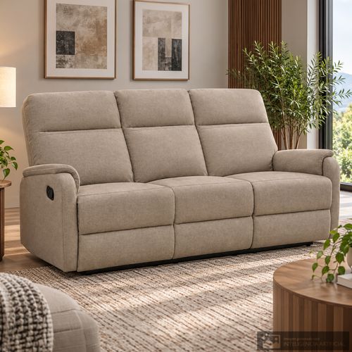 Sofá reclinable 3 plazas