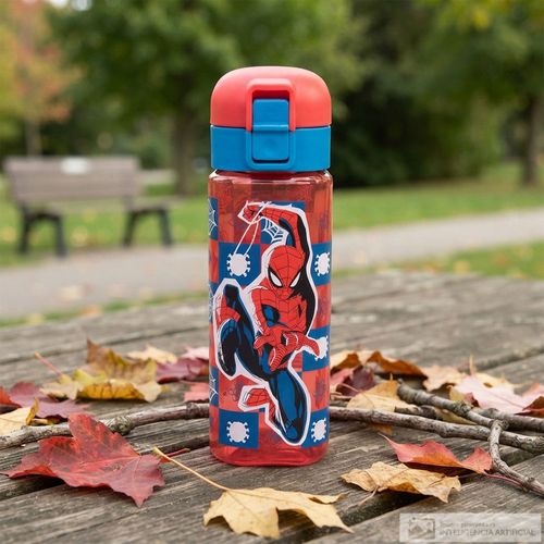 Botella Spider-Man roja 550 ml