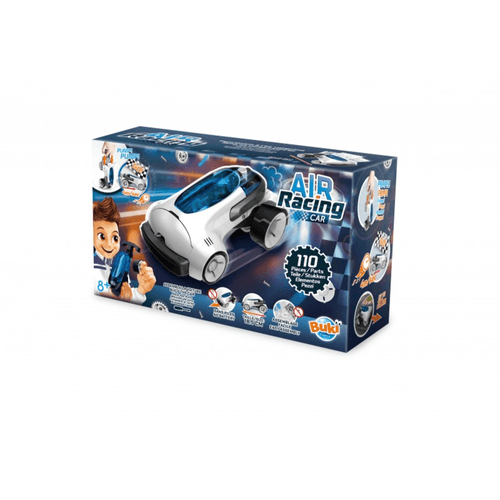 Buki Air Racing Car Auto de Carreras con Aire Comprimido para Armar