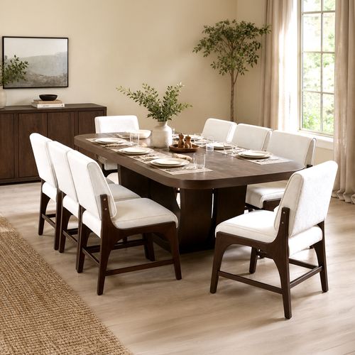 Juego de comedor 8 personas rectangular Uno