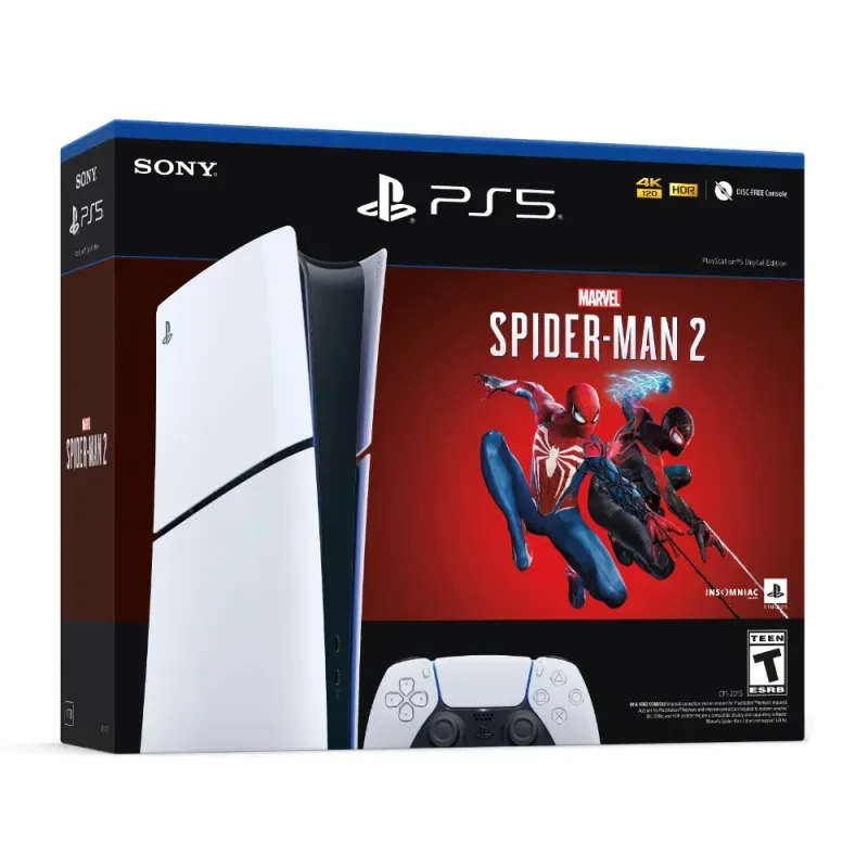 Bundle PlayStation 5 Slim Digital 1 TB con Marvel’s Spider-Man 2 ...