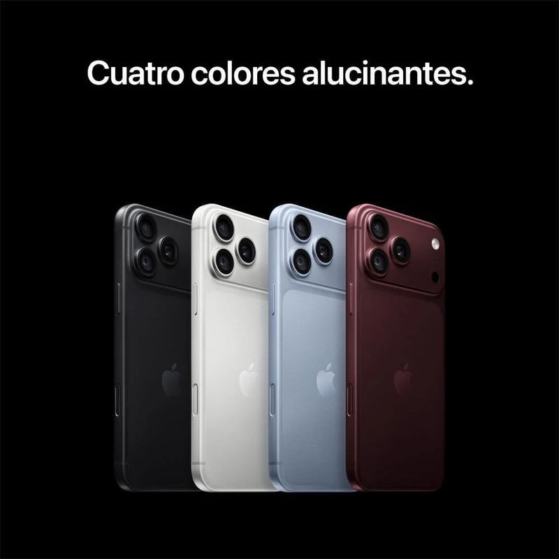 Iphone 18 pro 16.00 cm (6.3") 256gb plata-1790258629847