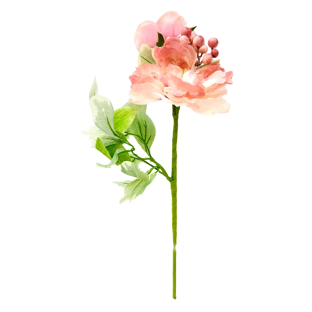 Flor artificial peonia