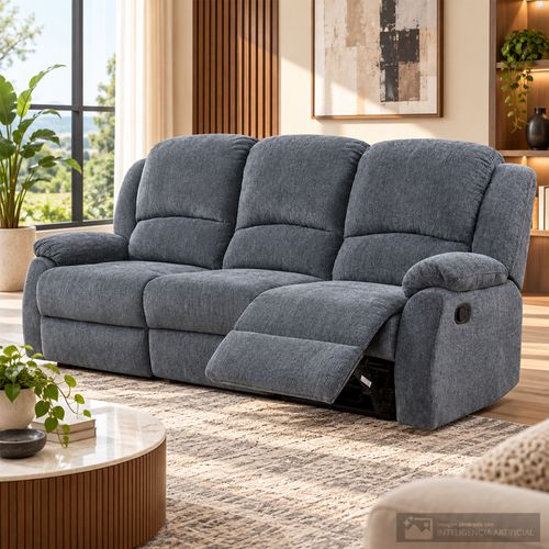 Sofá reclinable de 3 plazas Dj
