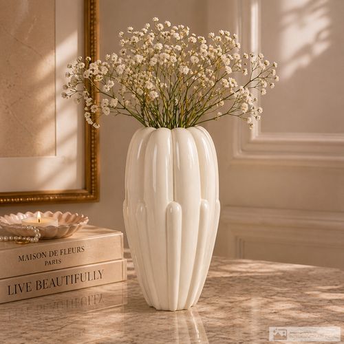Florero decorativo ivory