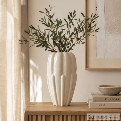 Florero decorativo ivory