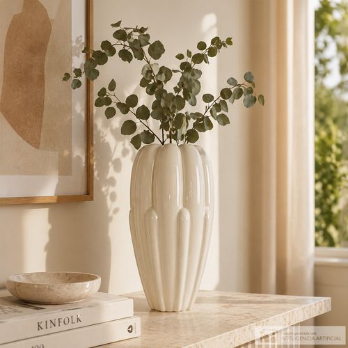 Florero decorativo ivory