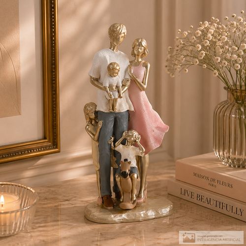 Figura de familia de 5 integrantes