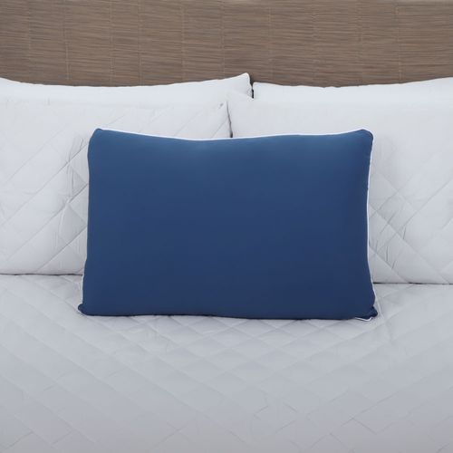 Almohada refrescante de jersey azul marino