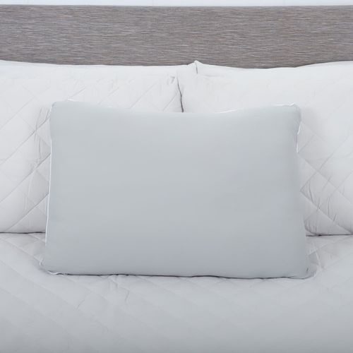 Almohada refrescante de jersey plateado