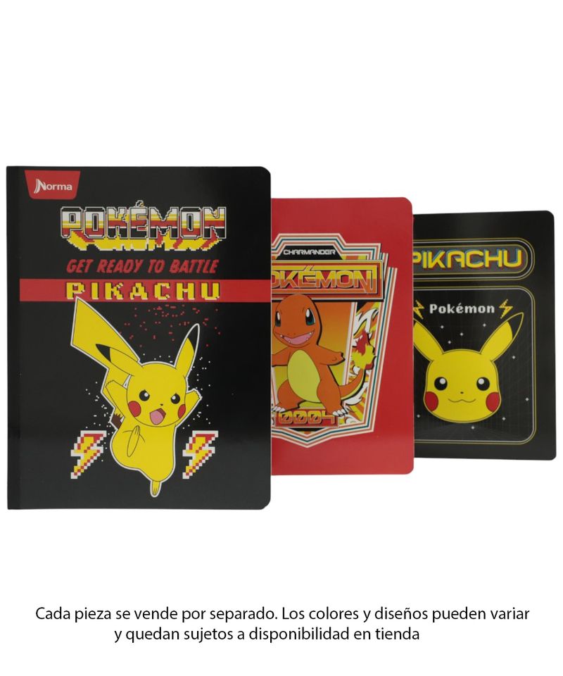 Cuaderno Norma Pokémon Diseños Surtidos 1 Pieza - Siman El Salvador