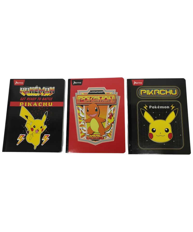 Cuaderno Norma Pokémon Diseños Surtidos 1 Pieza - Siman El Salvador