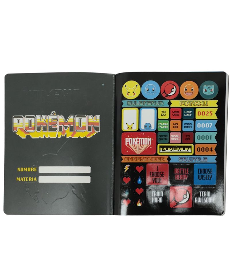 Cuaderno Norma Pokémon Diseños Surtidos 1 Pieza - Siman El Salvador