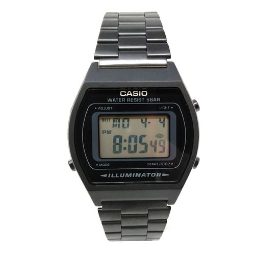 Reloj Casio digital metal negro para unisex