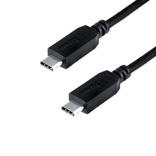 Cable tipo-c a tipo-c negro