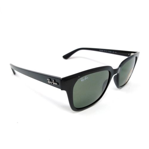 Lentes de sol wayfarer café claro de plastico para mujer