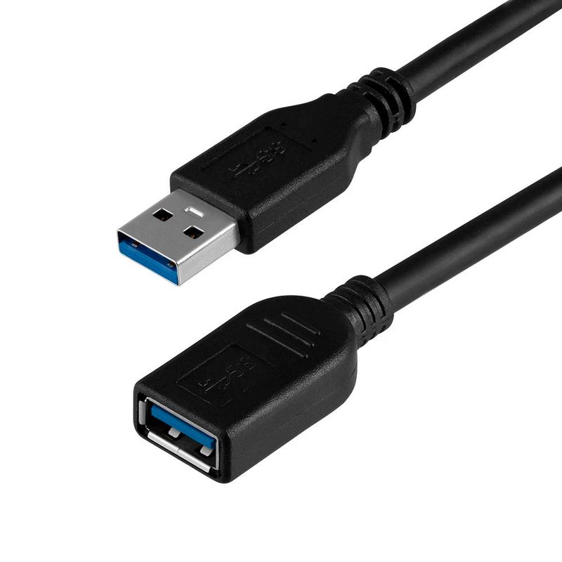 Cable extensión USB 3.0 de 3 metros Macho a Hembra y alta