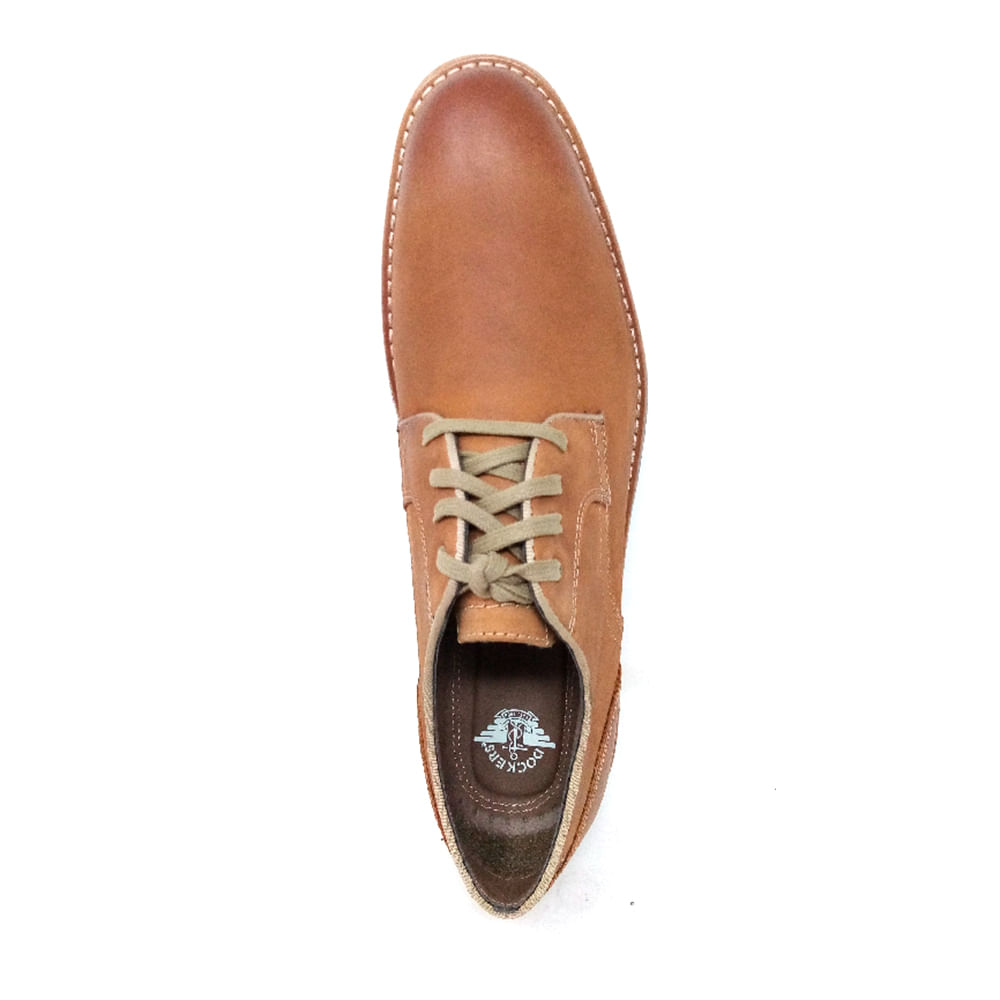 Calzado casual Dockers con cintas color café claro