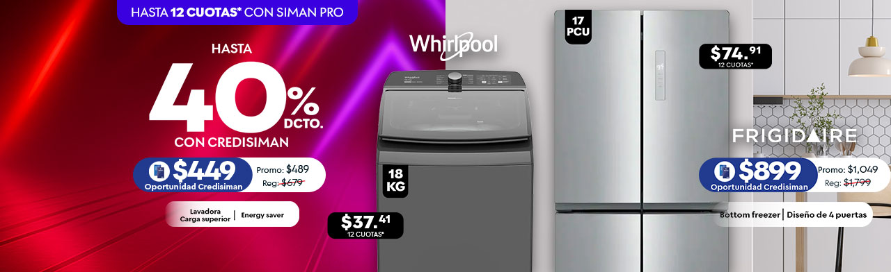 Hasta 40% de descuento