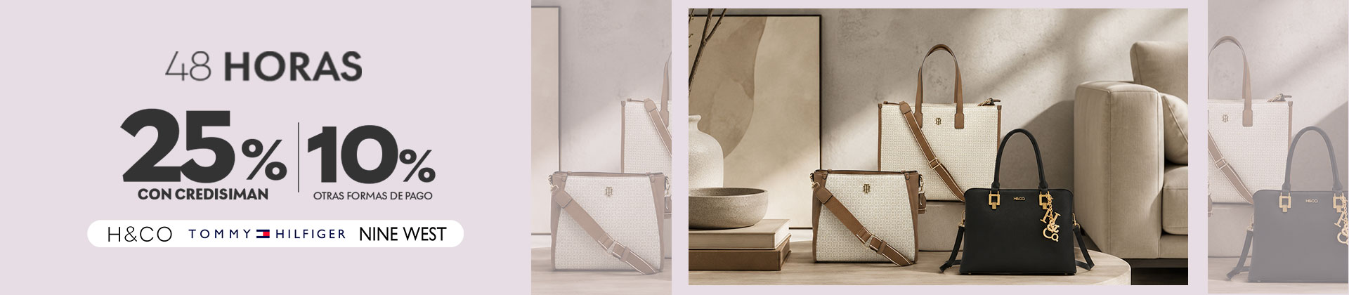 Hasta 25% de descuento en carteras