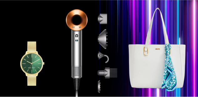 Accesorios, belleza y más