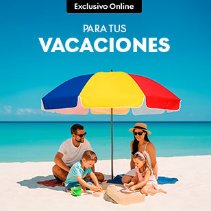 Hieleras, sombrillas y más