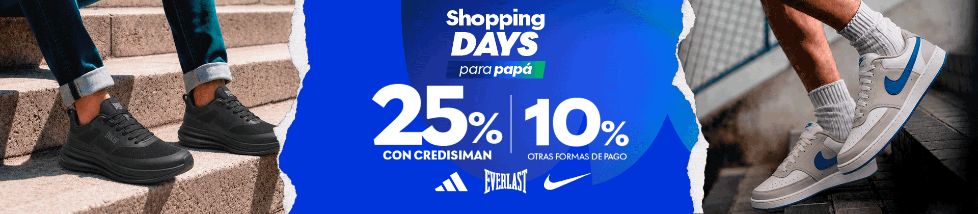 25% de descuento en zapatos