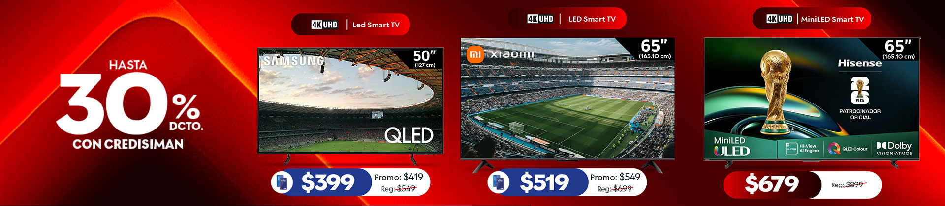 Hasta 30% de descuento