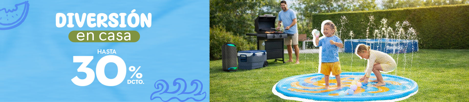 30% de descuento en productos aire libre