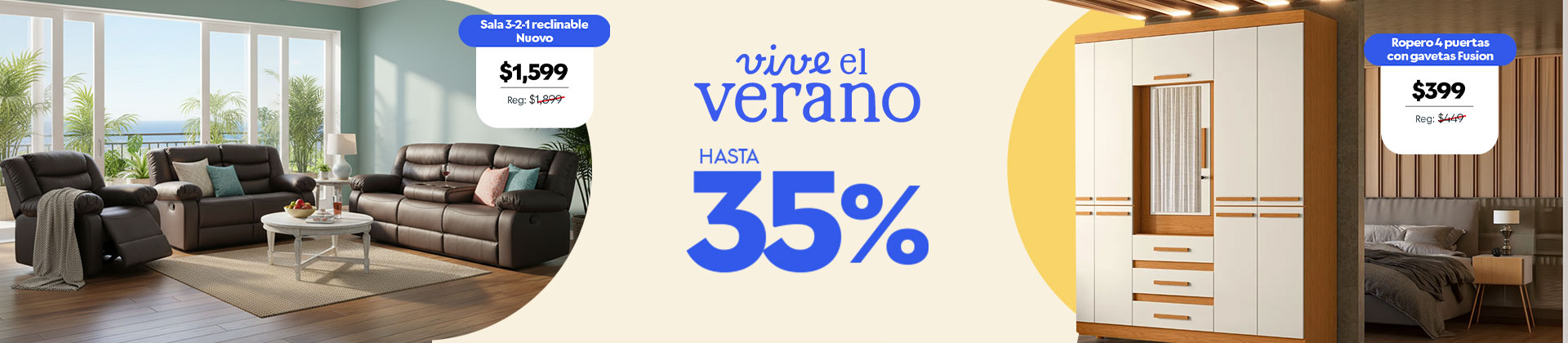 Hasta 35% de descuento