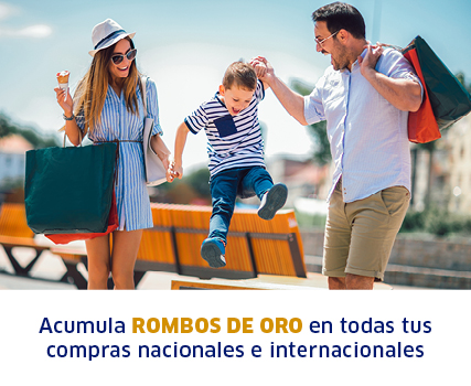 ACUMULA ROMBOS DE ORO EN TUS COMPRAS
