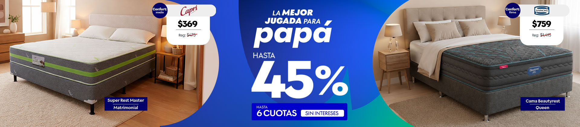 45% de descuento 