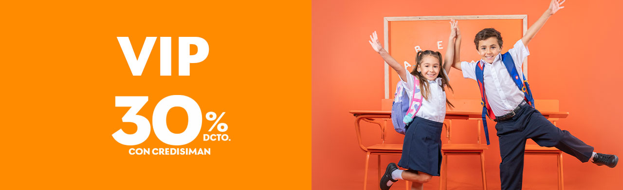 VIP 30% DE DESCUENTO