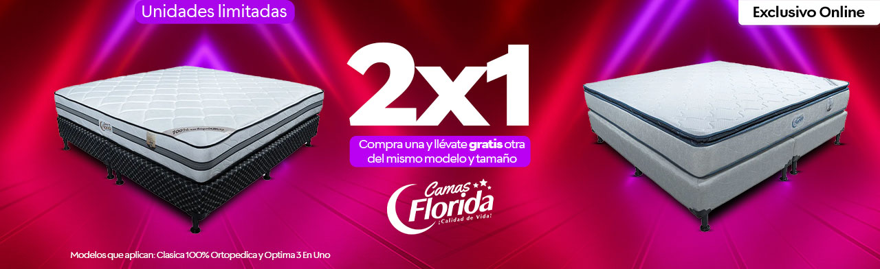 2X1 EN CAMAS