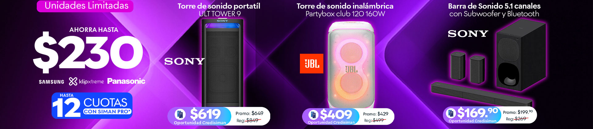 Hasta 12 cuotas con Siman pro