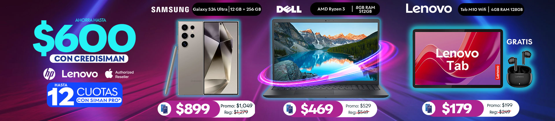 Hasta 12 cuotas con Siman