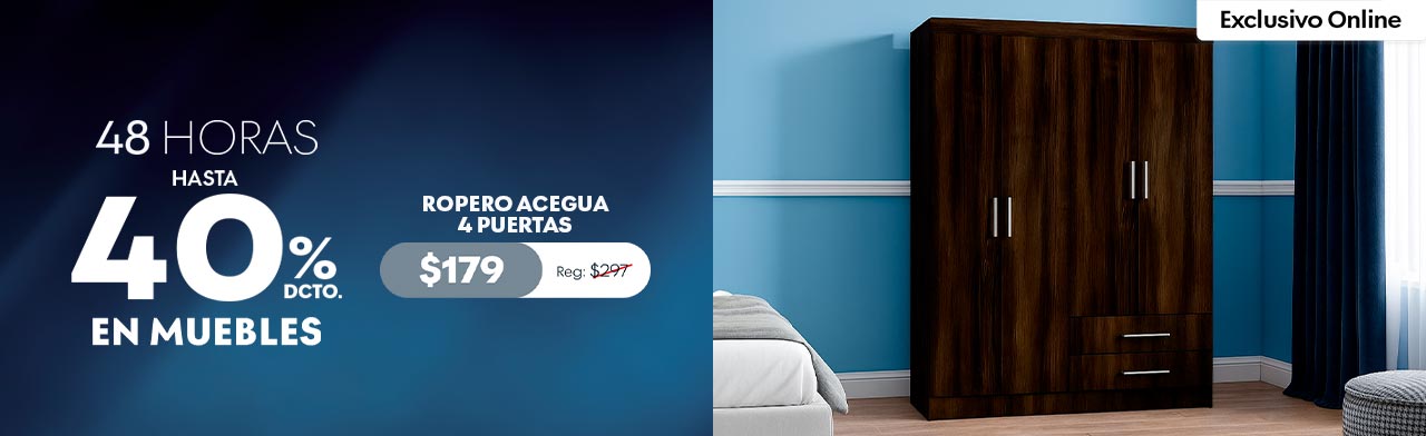 Hasta 40% de descuento