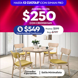 Hasta 12 cuotas con credisiman