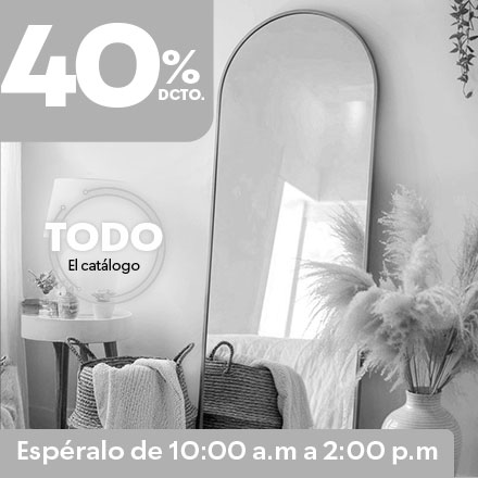 Hasta 40% de descuento