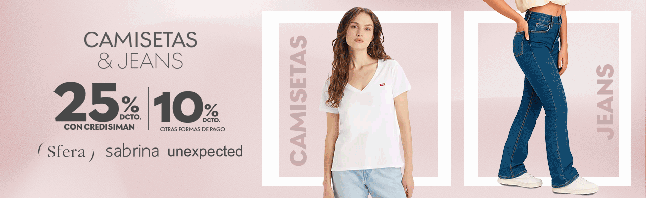 Camisetas y jeans