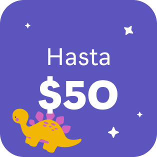 Hasta $50